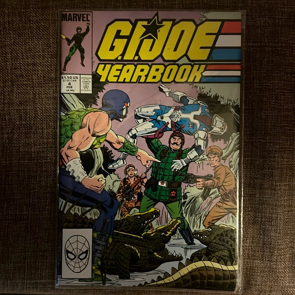 G. I. JOE A REAL AMERICAN HERO YEARBOOK 4 RARE MARVEL COMICS 1988